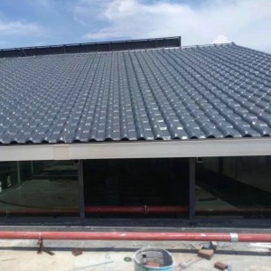 PVC tetőcserepek műanyag építőanyagok